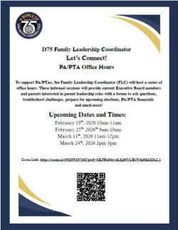 PA/PTA Office Hours